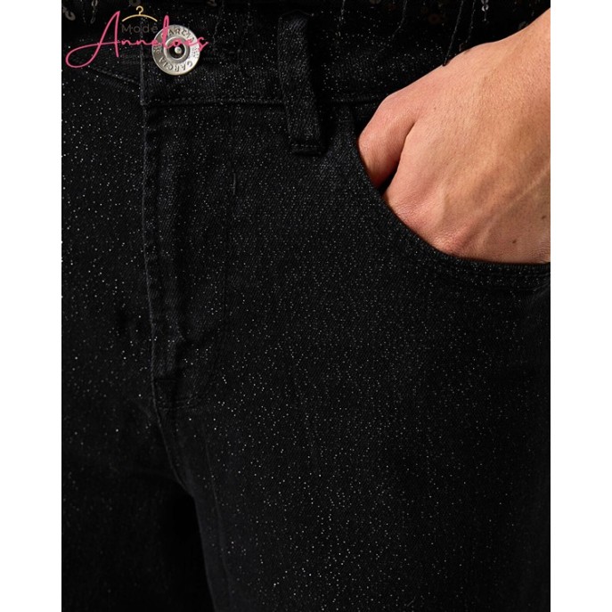 Garcia Broek Celia Wide249 6000 black glitter Garcia Broek Celia Wide249 6000 black glitter